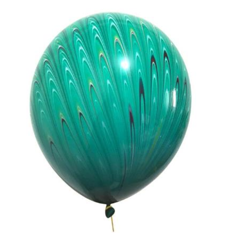 TAVUS KUŞU YEŞİL LATEKS BALON