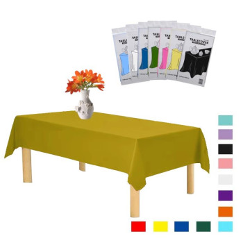 PLASTİK GOLD MASA ÖRTÜSÜ 120*180cm PLASTİK GOLD MASA ÖRTÜSÜ 120*180cm
