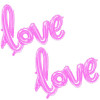KÜÇÜK LOVE PEMBE FOLYO BALON 36*54CM