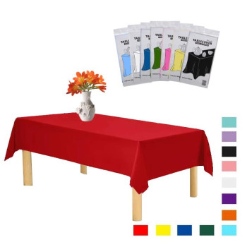 PLASTİK KIRMIZI MASA ÖRTÜSÜ 120*180cm PLASTİK KIRMIZI MASA ÖRTÜSÜ 120*180cm