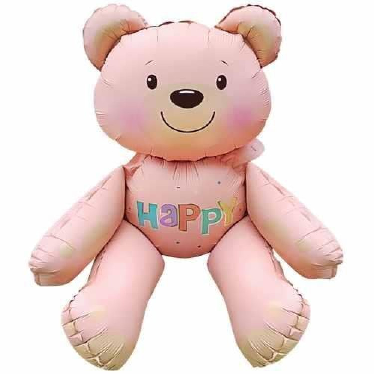 OTURAN AYI PEMBE FOLYO BALON 77*70