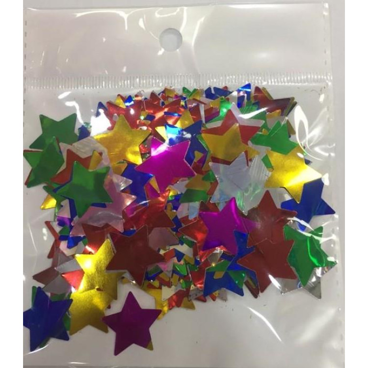 METALİZE BALON İÇİ YILDIZ MOR PUL