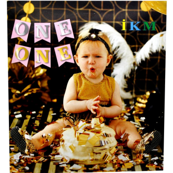 BÜYÜK BANNER ONE PEMBE UZAR YAZI BÜYÜK BANNER ONE PEMBE UZAR YAZI