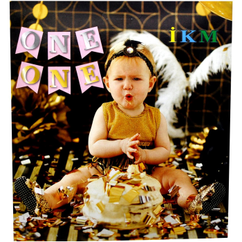 BÜYÜK BANNER ONE PEMBE UZAR YAZI