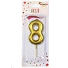 ORTA BOY 8 RAKAM GOLD MUM 12CM ORTA BOY 8 RAKAM GOLD MUM 12CM