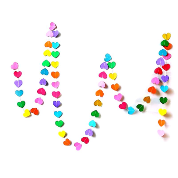 KALP RENKLİ KAĞIT SÜS 84 LÜ KALP RENKLİ KAĞIT SÜS 84 LÜ