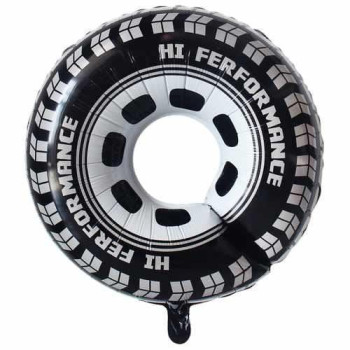 YARIŞ ARABASI LASTİĞİ ORTASI BOŞ FOLYO BALON 92*58,5