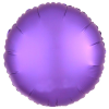 18 İNC YUVARLAK MOR RENK FOLYO BALON