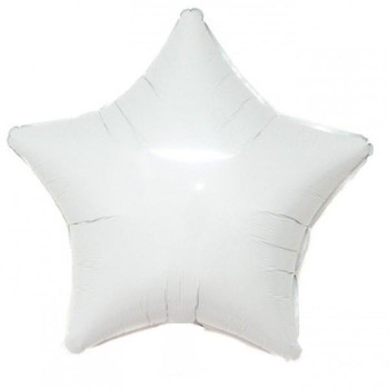 18 İNC YILDIZ BEYAZ RENK FOLYO BALON 18 İNC YILDIZ BEYAZ RENK FOLYO BALON