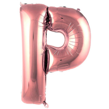 P- HARF 40 İNC ROSEGOLD RENK BALON 100 CM P- HARF 40 İNC ROSEGOLD RENK BALON 100 CM