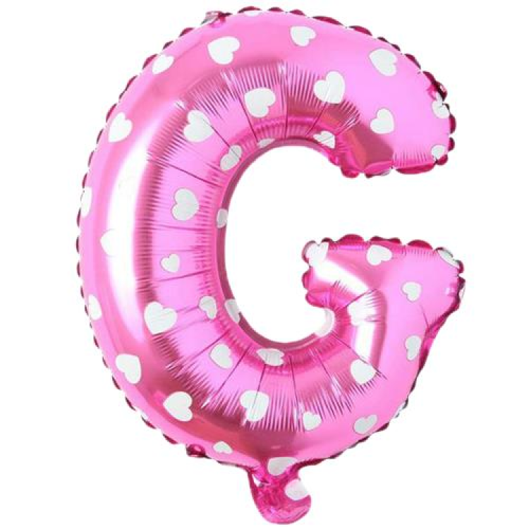G- HARF 16 İNC PEMBE RENK BALON 36 CM