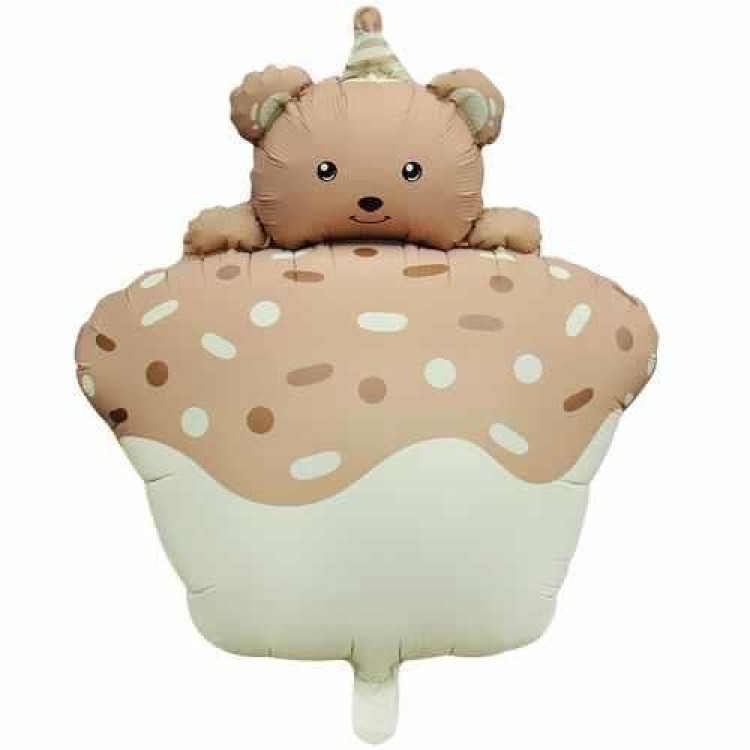 KREM RETRO RENK KEK FOLYO BALON