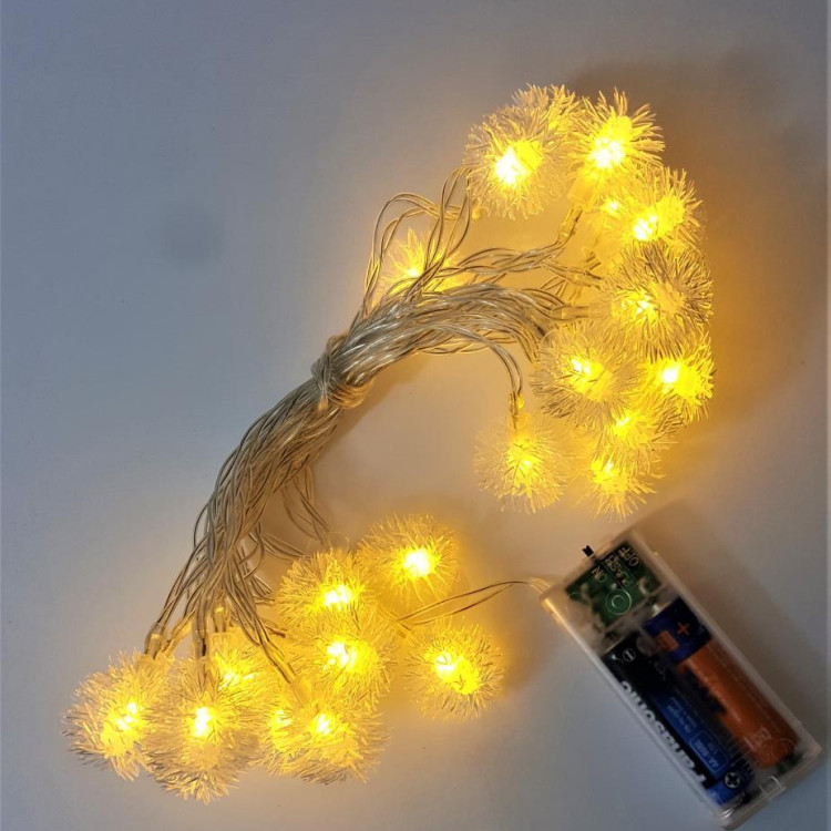 2 PİLLİ DİKENLİ KARTANESİ FİGÜRLÜ FONKSİYONLU GÜN IŞIĞI 28 AMPUL LED