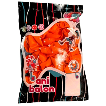 12 BANİ PASTEL BALON TURUNCU 100 LÜ 12 BANİ PASTEL BALON TURUNCU 100 LÜ