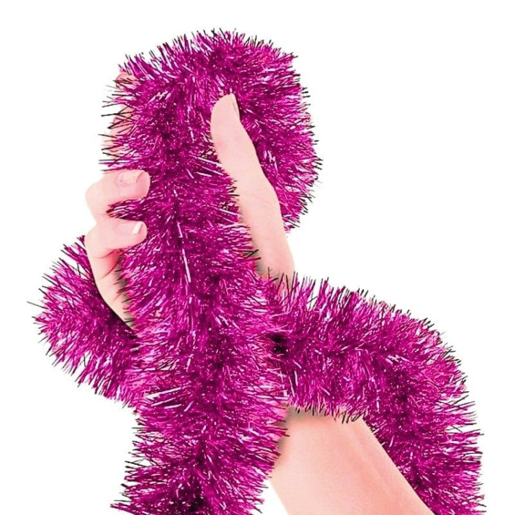 2 MT TEKLİ METALİZE FUŞYA SİM BAĞ