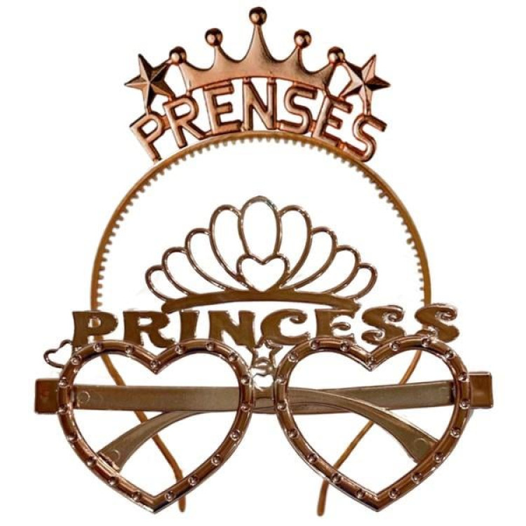 MİKA TAÇ GÖZLÜK PRENSES ROSEGOLD