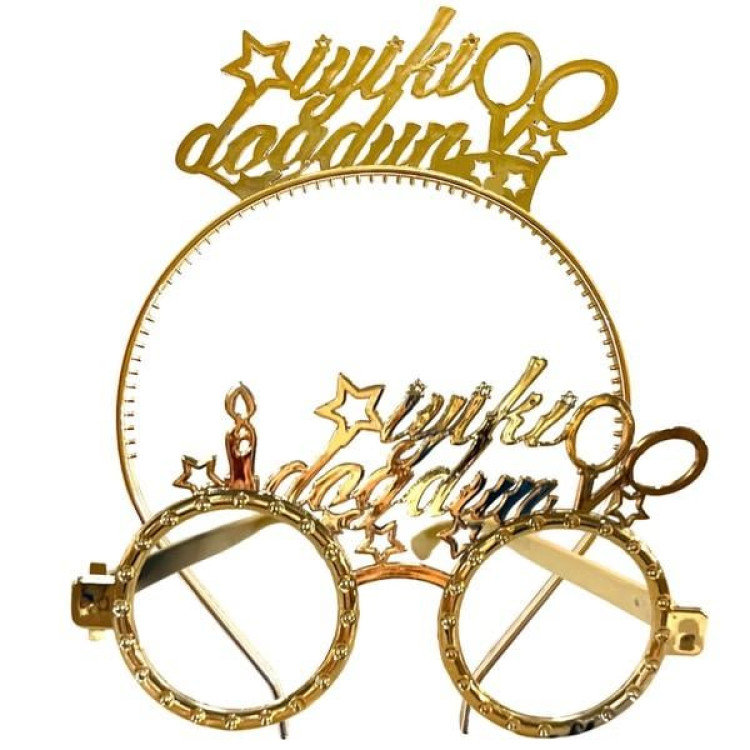 MİKA TAÇ GÖZLÜK İYİKİ DOĞDUN GOLD