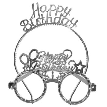 MİKA TAÇ GÖZLÜK HAPPY BİRTHDAY GÜMÜŞ MİKA TAÇ GÖZLÜK HAPPY BİRTHDAY GÜMÜŞ