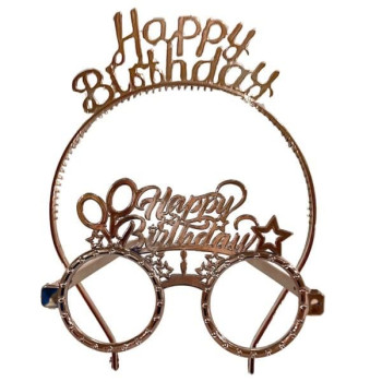 MİKA TAÇ GÖZLÜK HAPPY BİRTHDAY ROSEGOLD MİKA TAÇ GÖZLÜK HAPPY BİRTHDAY ROSEGOLD