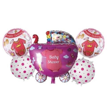 PUSET PEMBE 5Lİ SET BALON PUSET PEMBE 5Lİ SET BALON