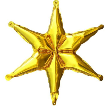 KUTUP YILDIZI GOLD FOLYO BALON 55*98 KUTUP YILDIZI GOLD FOLYO BALON 55*98