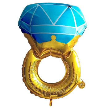 TEK TAŞ YÜZÜK MAVİ FOLYO BALON 77*48,5 TEK TAŞ YÜZÜK MAVİ FOLYO BALON 77*48,5