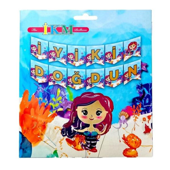 BÜYÜK BANNER DENİZ KIZI İYİKİ DOĞDUN UZAR YAZI BÜYÜK BANNER DENİZ KIZI İYİKİ DOĞDUN UZAR YAZI