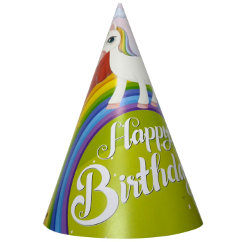 8 Lİ UNİCORN HAPPY BİRTHDAY ŞAPKA 8 Lİ UNİCORN HAPPY BİRTHDAY ŞAPKA
