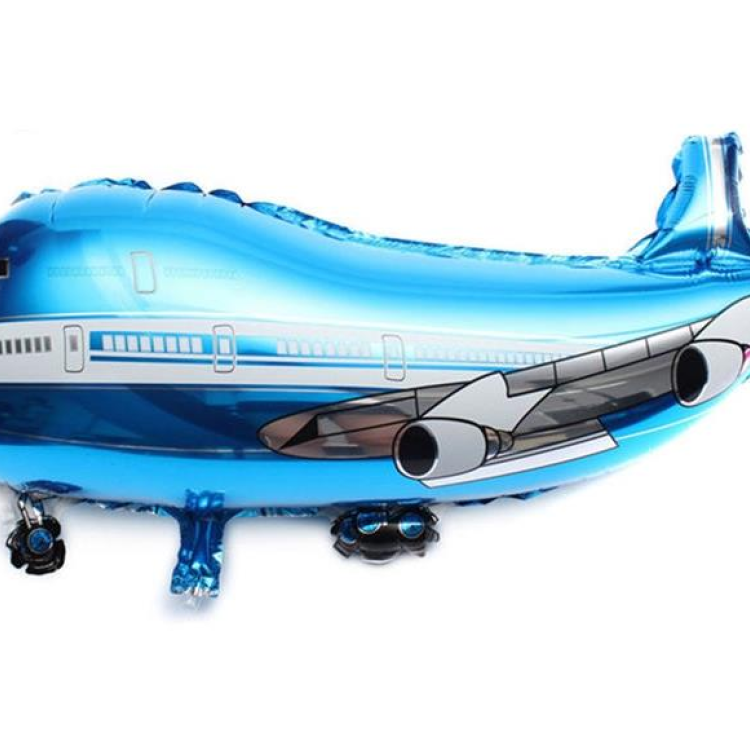 UÇAK MAVİ FOLYO BALON 79*48 UÇAK MAVİ FOLYO BALON 79*48