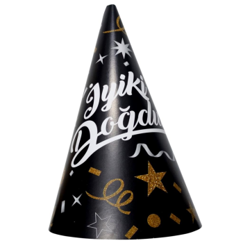 8 Lİ İYİKİ DOĞDUN SİYAH ŞAPKA 8 Lİ İYİKİ DOĞDUN SİYAH ŞAPKA