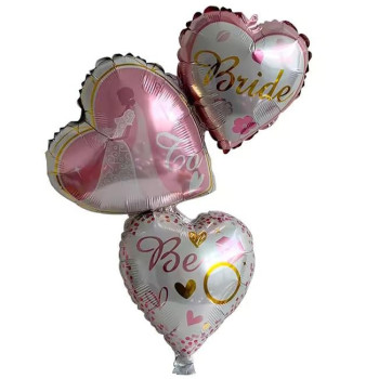 3 LÜ KALP BRİDE TO BE FOLYO BALON 3 LÜ KALP BRİDE TO BE FOLYO BALON