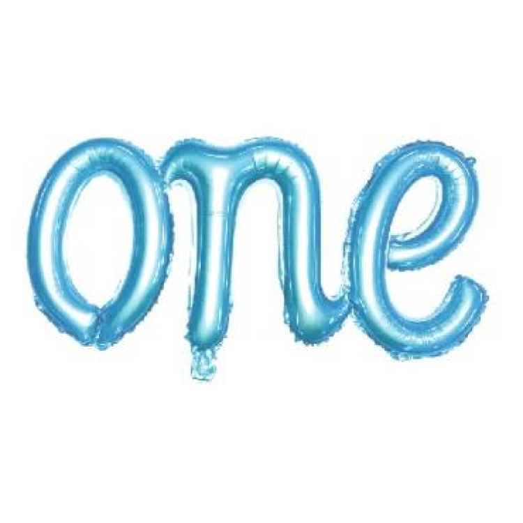 ONE MAVİ FOLYO BALON