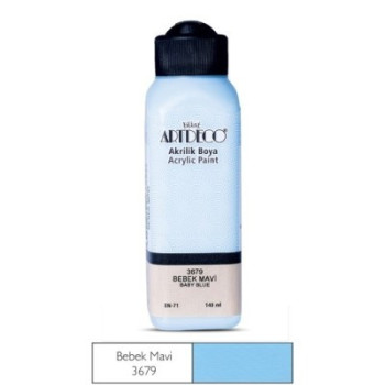 ARTDECO 3679 AKRİLİK BOYA 140ML BEBEK MAVİSİ > ARTDECO 3679 AKRİLİK BOYA 140ML BEBEK MAVİSİ >