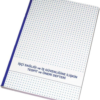 GÜLPAŞ 227 İŞÇİ SAĞLIĞI TESPİT VE ÖNERİ DEFTERİ KART.KP.25 YPR 12'Lİ *11 GÜLPAŞ 227 İŞÇİ SAĞLIĞI TESPİT VE ÖNERİ DEFTERİ KART.KP.25 YPR 12'Lİ *11
