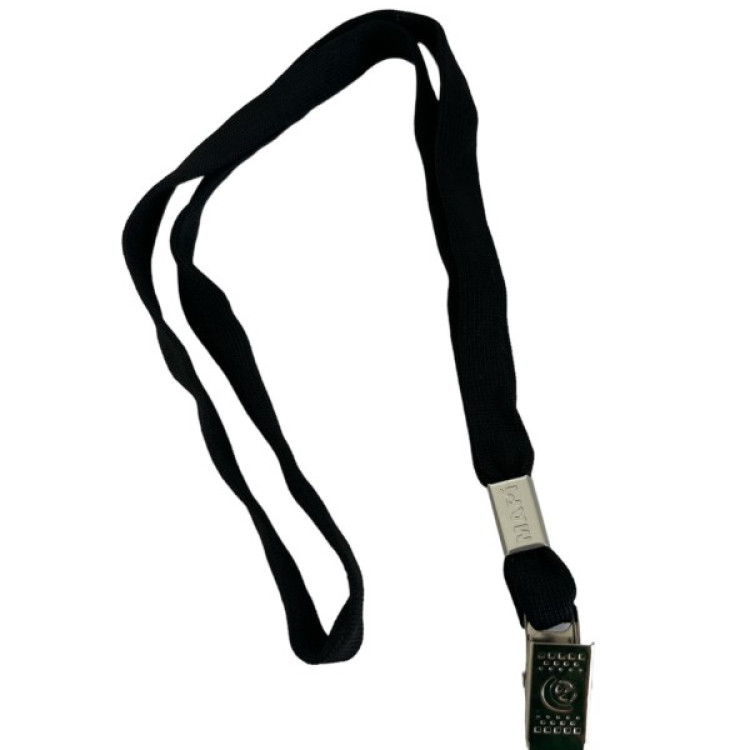 MAPİ KLİPSLİ-POLYESTER DOKUMA ASKI YAKA KARTI İPİ SİYAH 50Lİ *20