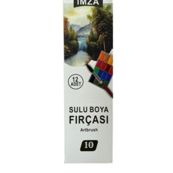 İMZA SULUBOYA FIRÇASI NO:10 12'Lİ *120 İMZA SULUBOYA FIRÇASI NO:10 12'Lİ *120