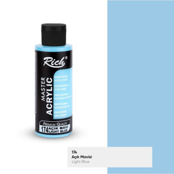 RİCH MASTER AKRİLİK BOYA A.MAVİ 120CC RİCH MASTER AKRİLİK BOYA A.MAVİ 120CC