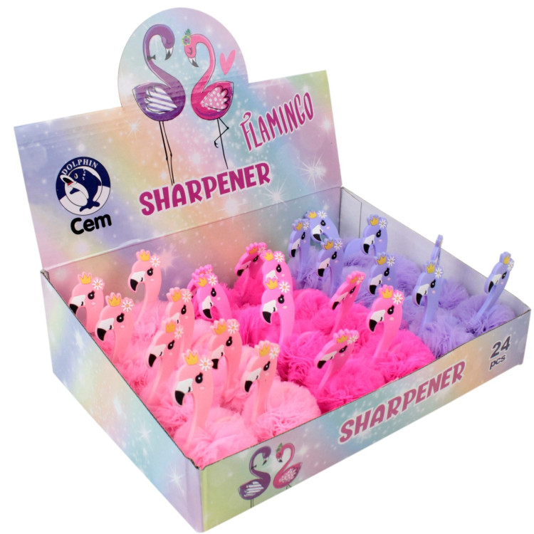 DOLPHIN DLP-SH-430 PELUŞ KALEMTRAŞ FLAMİNGO 24LÜ PAKET