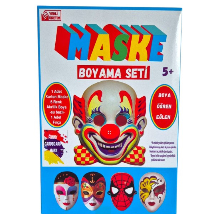 ANADOLU MASKE BOYAMA SETİ*20