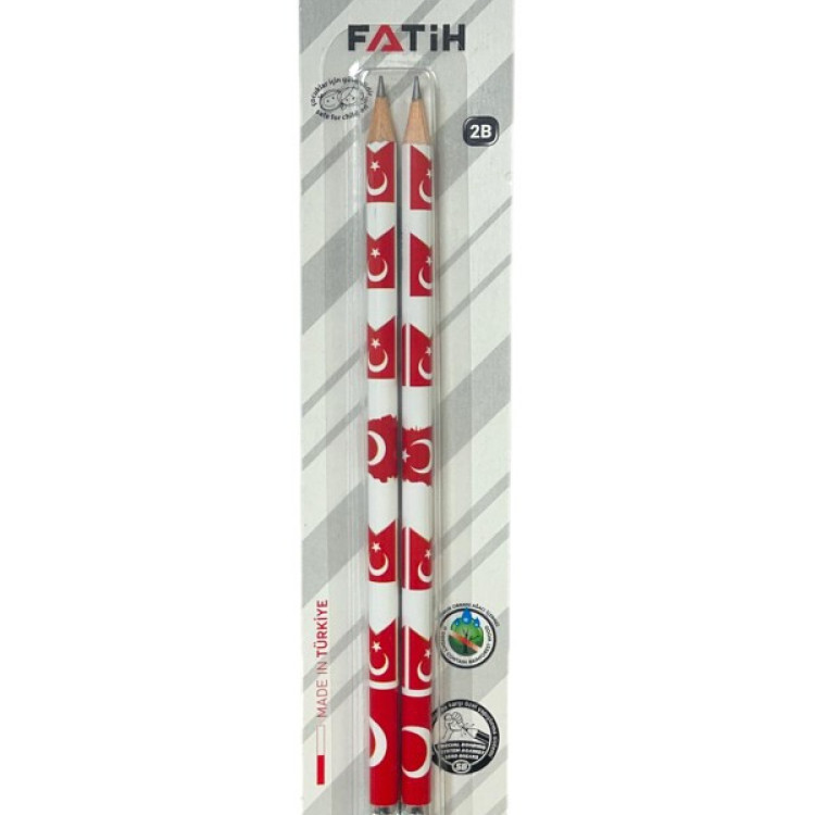 FATİH 192Lİ TÜRK BAYRAKLI KURŞUN KALEM