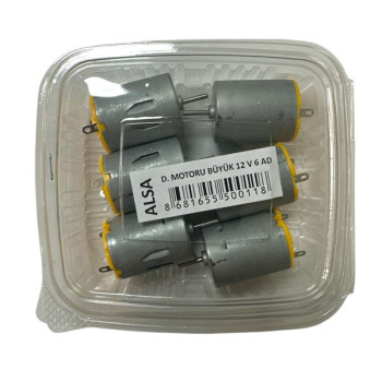 ALSA DENEY MOTORU BÜYÜK 12 V 6'LI