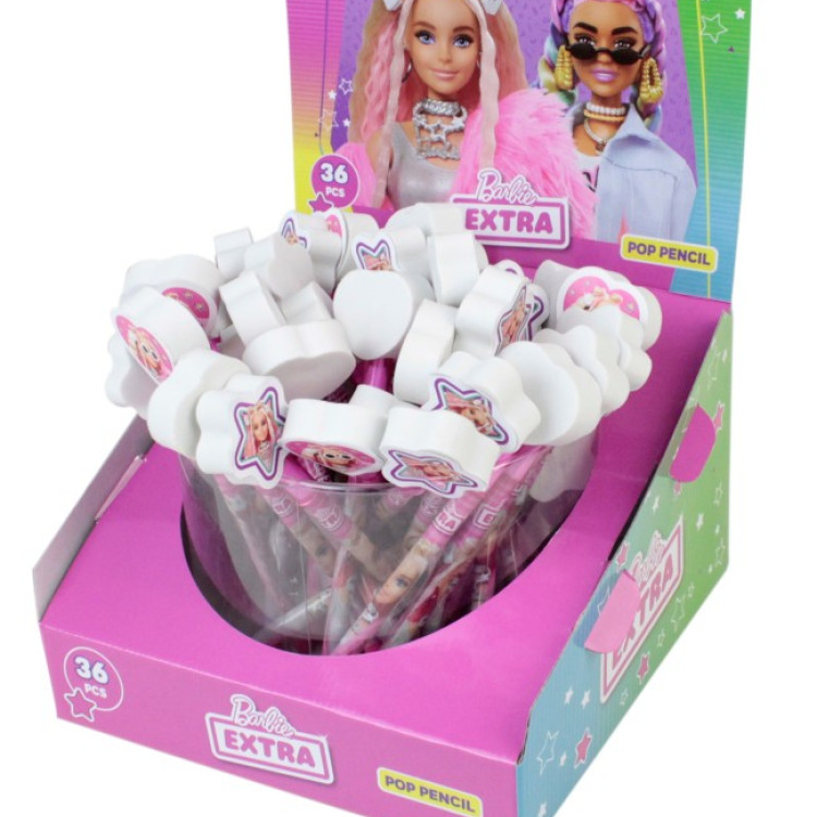 BARBİE B-741 SİLGİLİ GEÇMELİ KALEM 36LI PAKET ^