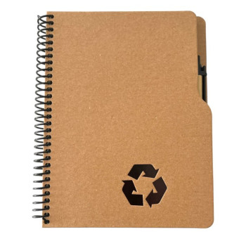 SİNGLE COLOR 14*20 KALEMLİ KRAFT DEFTER >