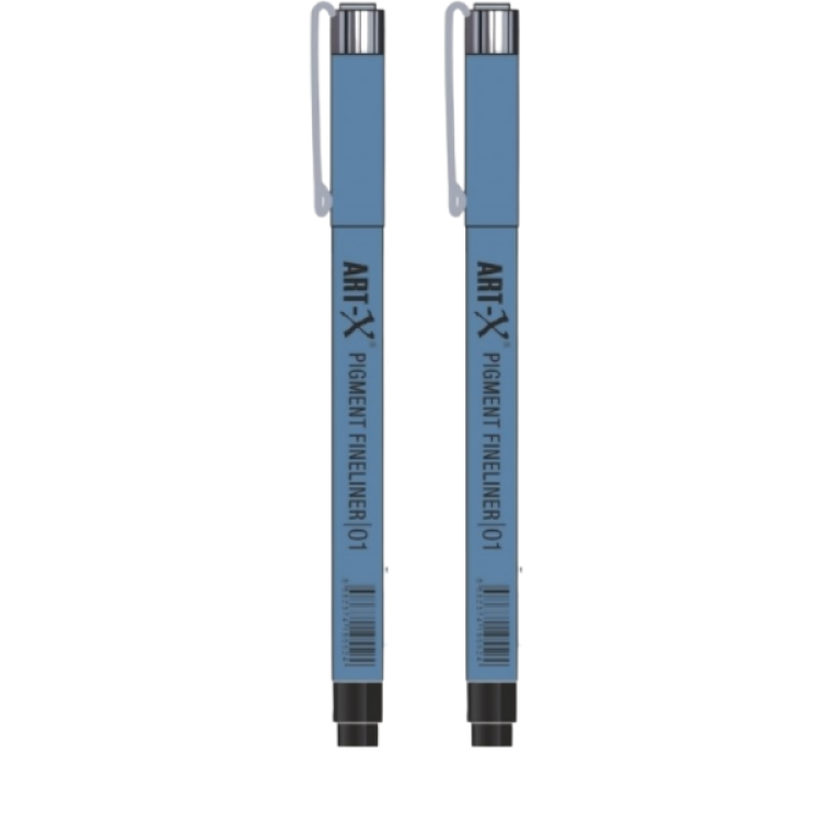 ART-X 19552-01 SİYAH FINELINER KALEM 12Lİ