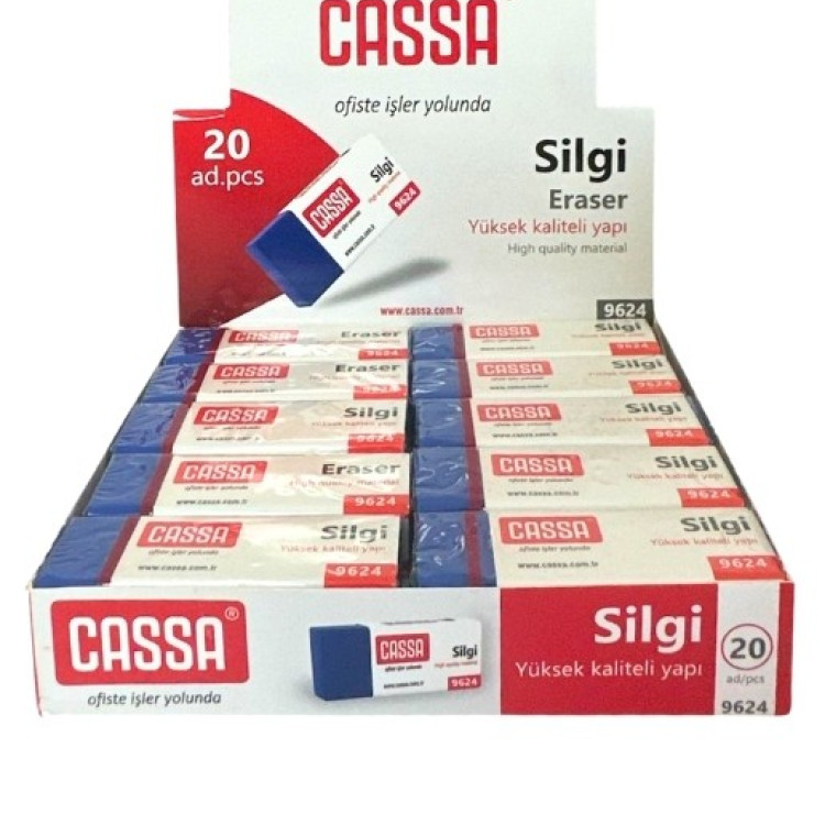 CASSA 9624 SINAV SİLGİSİ 20Lİ PAKET *36 >