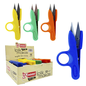 MİKRO KS-1784 İPLİK MAKASI 12'Lİ MİKRO KS-1784 İPLİK MAKASI 12'Lİ