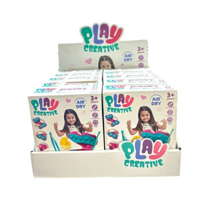 ART CRAFT PLAY CREATİVE 3X28 GR CLAY SET ŞEKİLLİ OYUN HAMURU SETİ  >