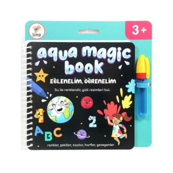 LİNO AQUA MAGİC BOOK EĞLENELİ ÖĞRENELİM SİHİRLİ BOYAMA KİTABI LİNO AQUA MAGİC BOOK EĞLENELİ ÖĞRENELİM SİHİRLİ BOYAMA KİTABI