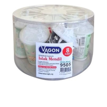 VAGON 9505 ISLAK MENDİL 8'Lİ