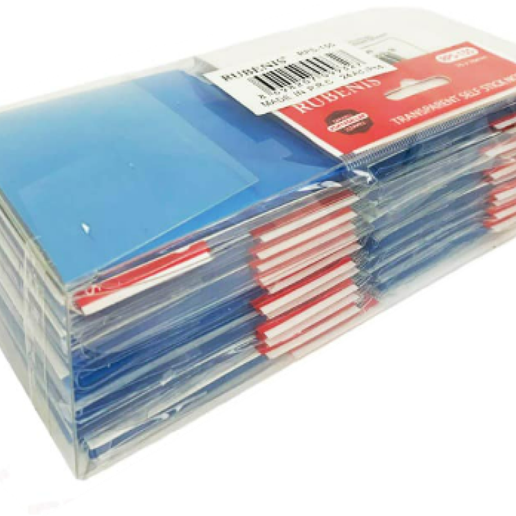 RUBENİS RPS-155 ŞEFFAF MAVİ POSTİT 24LÜ *24 >